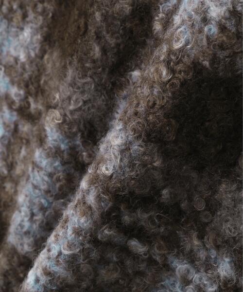 DANKE SCHON(ダンケシェーン)の「【WEB&DEPOT限定】DankeSchon/ダンケシェーン/BOUCLE SHIRTS(シャツ/ブラウス・メンズ・ブラック/ブラウン/パープル系・L/M)」の5枚目の写真