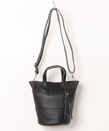 【MG】【cooco】ｼｭﾘﾝｸﾚｻﾞｰﾊﾞｹﾂ型ﾐﾆ2WAYﾄｰﾄﾊﾞｯｸﾞ