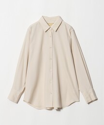 レギュラーカラー ロング シャツ