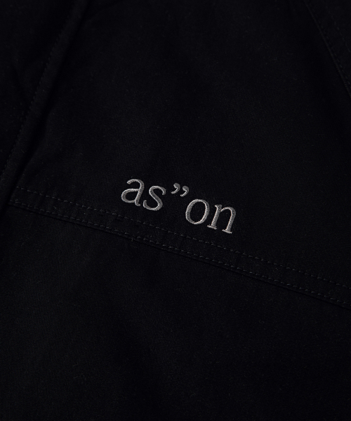 ASON(アズオン)の「FLINT WASHED FIELD JACKET / BLACK(その他アウター・レディース・その他・FREE)」の5枚目の写真