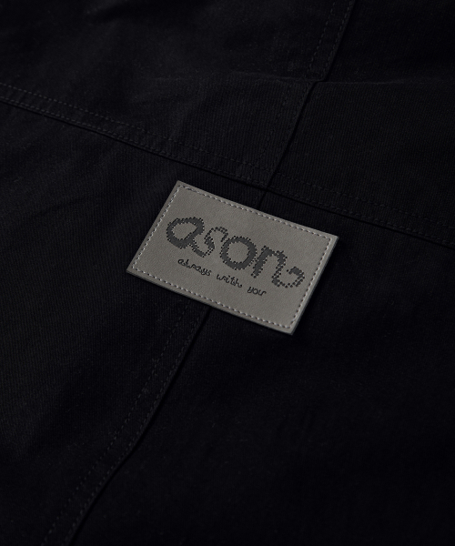 ASON(アズオン)の「FLINT WASHED FIELD JACKET / BLACK(その他アウター・レディース・その他・FREE)」の8枚目の写真