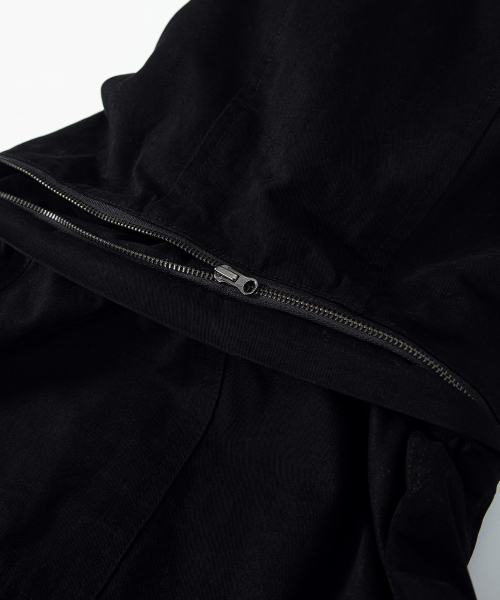 ASON(アズオン)の「FLINT WASHED FIELD JACKET / BLACK(その他アウター・レディース・その他・FREE)」の11枚目の写真