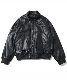 CCU （シーシーユー）の「HUNTING BLOUSON（ライダースジャケット）」