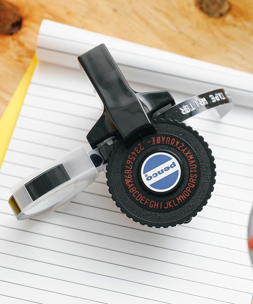 PENCO（ペンコ）の「penco ペンコ テープライター ラベルメーカー シール ステッカー（ステッカー/テープ・レディース・ブラウン/ピンク/ネイビー/イエロー/アイボリー/ブラック/ホワイト/オレンジ・FREE）」の4枚目の写真