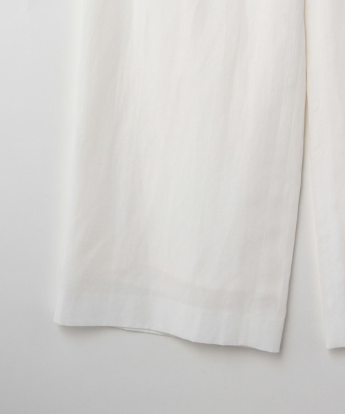 Tiara（ティアラ）の「リネン混ワイドパンツ（その他パンツ・レディース・キャメル/ホワイト/ブルー・3/2/4）」の8枚目の写真