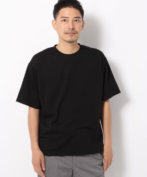 GLOBAL WORK(グローバルワーク)の「【吸水速乾】WフェイスBIGTEE/723268(Tシャツ/カットソー・メンズ・ホワイト/ベージュ/ブラック・X-LARGE/LARGE/SMALL/MEDIUM)」の3枚目の写真