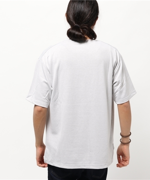 GLOBAL WORK(グローバルワーク)の「【吸水速乾】WフェイスBIGTEE/723268(Tシャツ/カットソー・メンズ・ホワイト/ベージュ/ブラック・X-LARGE/LARGE/SMALL/MEDIUM)」の7枚目の写真