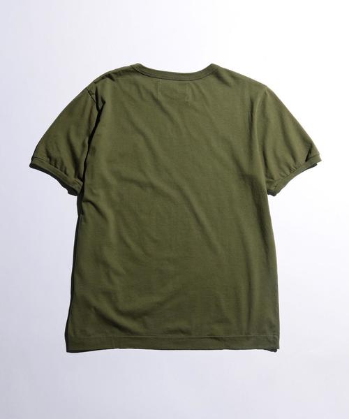 MHL.(エムエイチエル)の「<MHL.> 17 LOGO TEE/Tシャツ(Tシャツ/カットソー・メンズ・ホワイト/ブラック/オリーブ・LARGE/MEDIUM)」の4枚目の写真