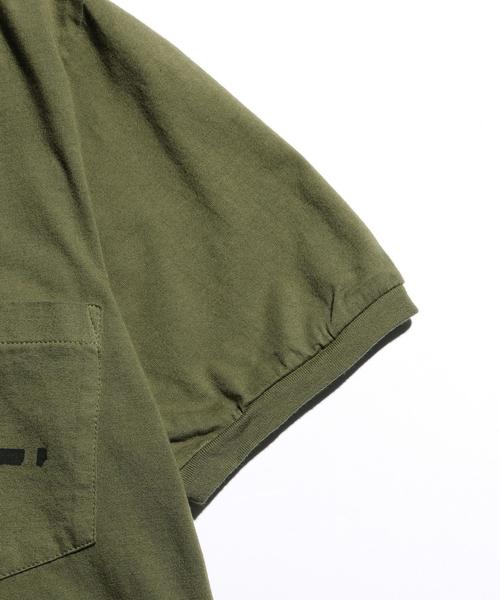MHL.(エムエイチエル)の「<MHL.> 17 LOGO TEE/Tシャツ(Tシャツ/カットソー・メンズ・ホワイト/ブラック/オリーブ・LARGE/MEDIUM)」の6枚目の写真