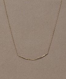 【K10】ラインバーネックレス/ゴールド/全長45㎝<動画あり>