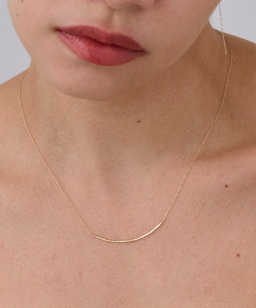 JUPITER(ジュピター)の「【K10】ラインバーネックレス/ゴールド/全長45㎝<動画あり>(ネックレス・レディース・ゴールド/ゴールド系その他2/ゴールド系その他3/ゴールド系その他4・FREE)」の14枚目の写真