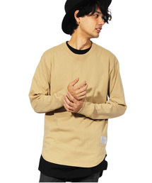 ８(eight) | ロング丈 長袖Ｔシャツ カットソー 半袖Tシャツ 付き アンサンブル (Tシャツ/カットソー)