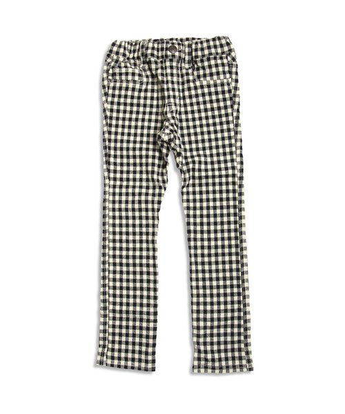 F.O.KIDS（エフオーキッズ）の「チェックスキニーパンツ(10分丈)（その他パンツ・キッズ・ネイビー/ブラック/ピンク/イエロー・95/130/110/90/140/80/120/100）」の6枚目の写真