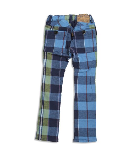 F.O.KIDS（エフオーキッズ）の「チェックスキニーパンツ(10分丈)（その他パンツ・キッズ・ネイビー/ブラック/ピンク/イエロー・95/130/110/90/140/80/120/100）」の12枚目の写真