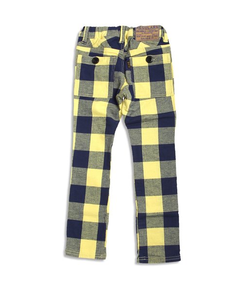 F.O.KIDS（エフオーキッズ）の「チェックスキニーパンツ(10分丈)（その他パンツ・キッズ・ネイビー/ブラック/ピンク/イエロー・95/130/110/90/140/80/120/100）」の14枚目の写真