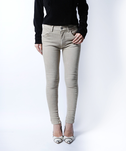 EIMY ISTOIRE(エイミーイストワール)の「eimy jeans BEIGE(デニムパンツ・レディース・ベージュ・25inch/24inch/26inch/23inch)」の3枚目の写真