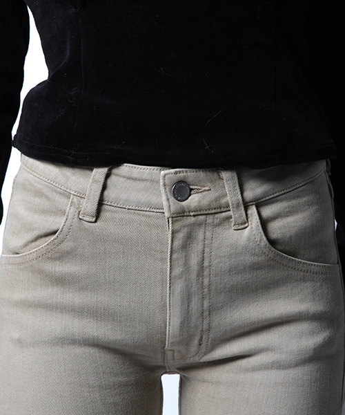 EIMY ISTOIRE(エイミーイストワール)の「eimy jeans BEIGE(デニムパンツ・レディース・ベージュ・25inch/24inch/26inch/23inch)」の6枚目の写真