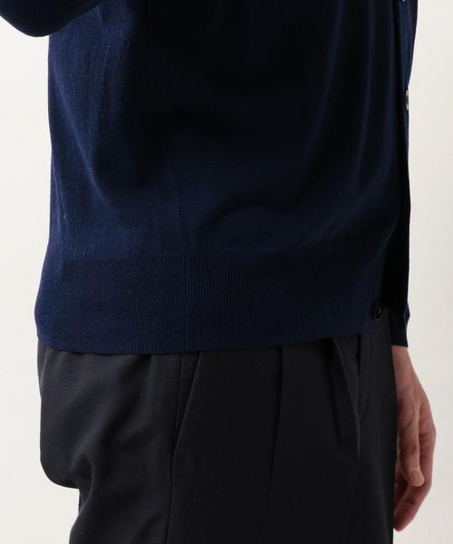 UNITED ARROWS(ユナイテッドアローズ)の「<SOVEREIGN(ソブリン)> ハイツイスト ウール カーディガン ◆(カーディガン/ボレロ・メンズ・ナチュラル/ライトブルー/ネイビー・46/48/50/44)」の14枚目の写真