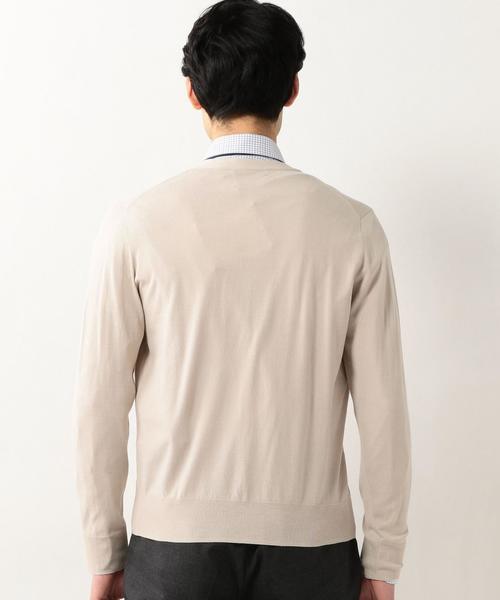 UNITED ARROWS(ユナイテッドアローズ)の「<SOVEREIGN(ソブリン)> ハイツイスト ウール カーディガン ◆(カーディガン/ボレロ・メンズ・ナチュラル/ライトブルー/ネイビー・46/48/50/44)」の17枚目の写真