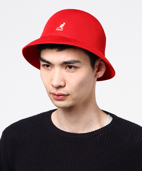 KANGOL(カンゴール)の「WEGO/KANGOL Tropic Casual(ハット・メンズ・ホワイト/ブラック/レッド・LARGE)」の3枚目の写真