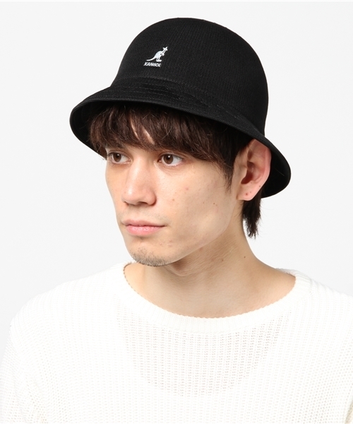 KANGOL(カンゴール)の「WEGO/KANGOL Tropic Casual(ハット・メンズ・ホワイト/ブラック/レッド・LARGE)」の2枚目の写真