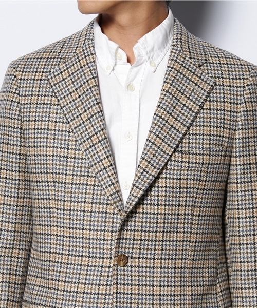 Southwick チェック柄 テーラードジャケット アメリカ製　44 ジャケット テーラードジャケット Southwick: CAMBRIDGE パッチワーク