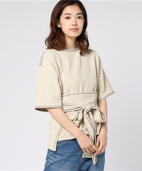 AMERICAN RAG CIE - yuukiさま専用 2点  アメリカンラグシー ミラノリブ  Vネックカットソー セール】【MEN , WOMEN】for BAYFLOW シックボーダーTシャツ（T