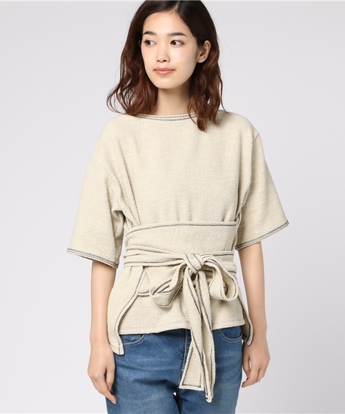 AMERICAN RAG CIE アメリカンラグシー ストライプ ブラウス 美品 セール】【AMERICAN RAG CIE】ストライプチュニックシャツ