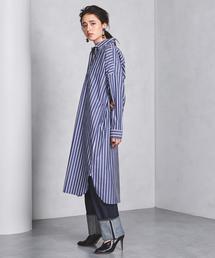 UNITED ARROWS | UWSC ストライプ ロング シャツ ワンピース 17FW◆(シャツワンピース)