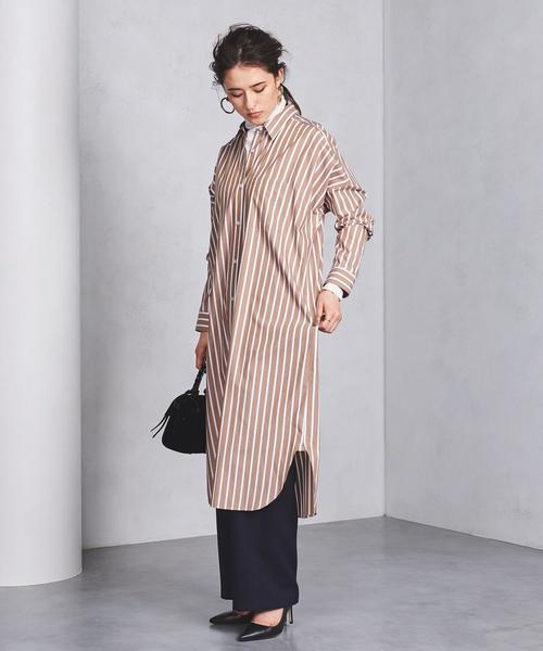 UNITED ARROWS ストライプ シャツワンピース F UNITED ARROWS LTD. OUTLET｜ストライプ シャツ ワンピース