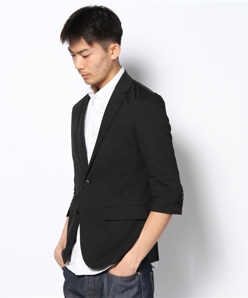 BEAMS（ビームス）の「○O.天竺xDOT7/10JK（テーラードジャケット・メンズ・ブラック・MEDIUM/LARGE）」の2枚目の写真