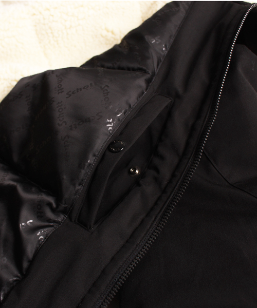 schott（ショット）の「Schott/ショット/URBAN B-3 JACKET/アーバン B-3　ロゴ（ダウンジャケット/コート・メンズ・ブラック/オリーブ・LARGE/MEDIUM/SMALL/X-LARGE）」の13枚目の写真