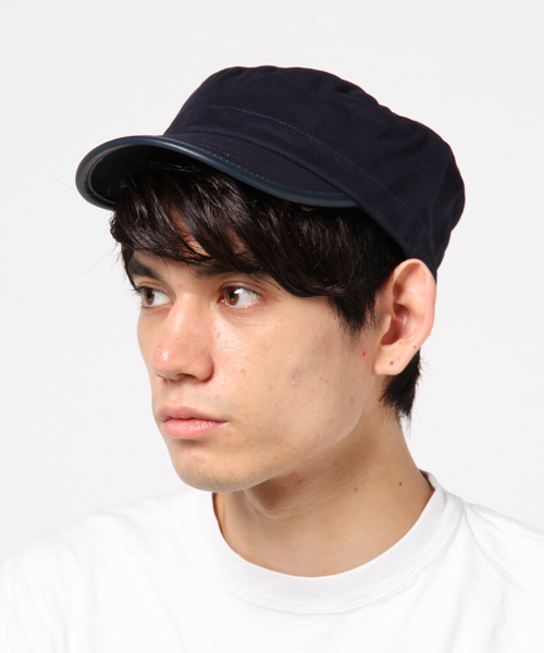 Pretty Green（プリティーグリーン）の「コットン レイルロード ハット（キャップ・メンズ・カーキ/ネイビー・L/XL/S/M）」の2枚目の写真