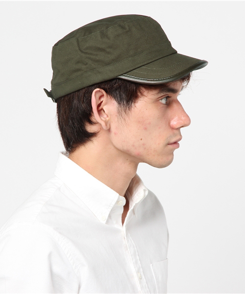 Pretty Green（プリティーグリーン）の「コットン レイルロード ハット（キャップ・メンズ・カーキ/ネイビー・L/XL/S/M）」の3枚目の写真