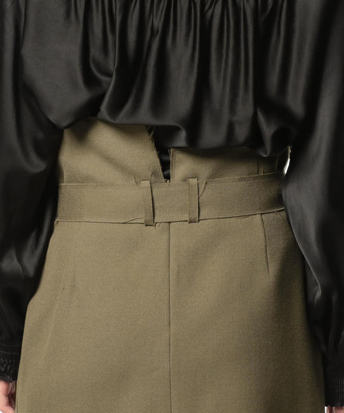 ASTRAET(アストラット)の「ASTRAET(アストラット)ラップ ベルトスカート ◆(スカート・レディース・オリーブ/ワインレッド・0/1)」の8枚目の写真
