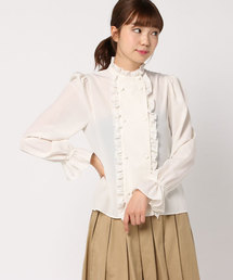 E hyphen world gallery Bon Bon | ダブルボタンブラウス(シャツ/ブラウス)