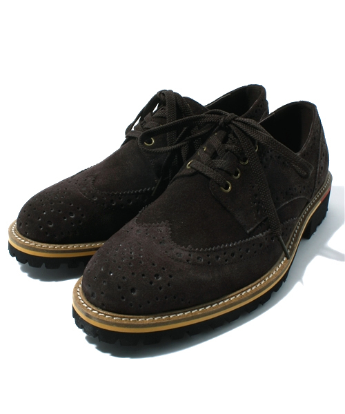 スエードレザーのウィングチップシューズ 185t その他シューズ Atmos Pink アトモスピンク のファッション通販 Zozotown