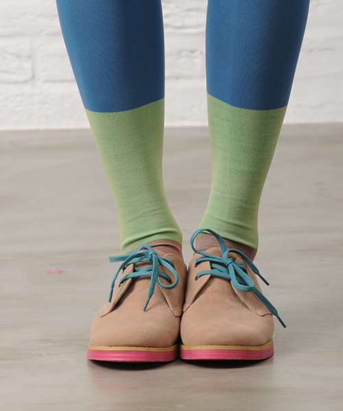 POU DOU DOU（プードゥドゥ）の「デザートブーツ（ブーツ・レディース・ネイビー/イエロー系その他/モカ・03/04）」の6枚目の写真