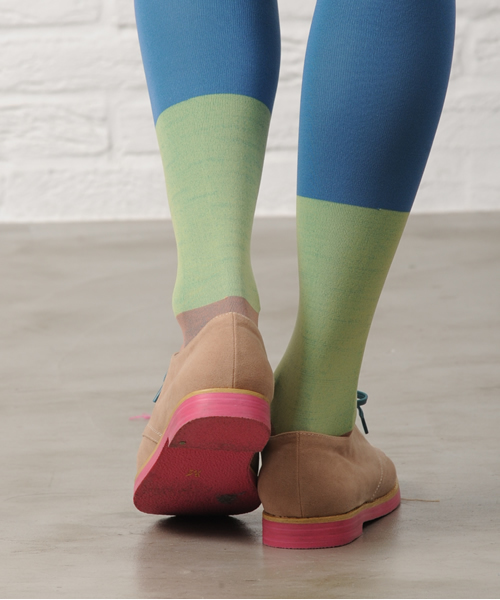 POU DOU DOU（プードゥドゥ）の「デザートブーツ（ブーツ・レディース・ネイビー/イエロー系その他/モカ・03/04）」の7枚目の写真