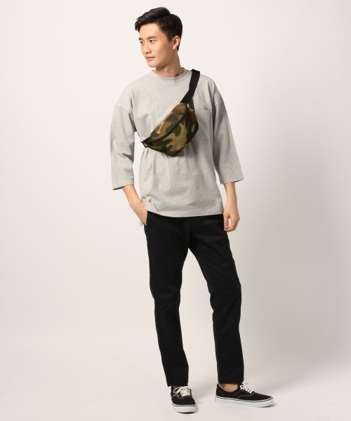 GLOBAL WORK（グローバルワーク）の「USAコットン7分袖TEE/778536（Tシャツ/カットソー・メンズ・ホワイト/ネイビー/グリーン/グレー系その他6/その他1・SMALL/MEDIUM/LARGE/X-LARGE）」の10枚目の写真