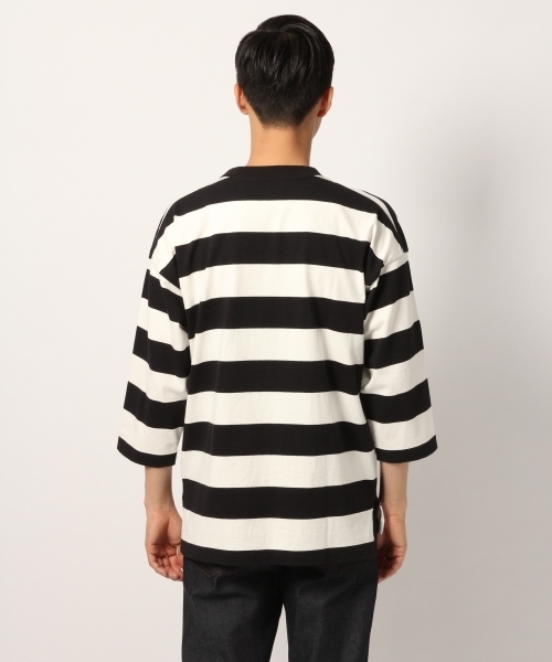 GLOBAL WORK（グローバルワーク）の「USAコットン7分袖TEE/778536（Tシャツ/カットソー・メンズ・ホワイト/ネイビー/グリーン/グレー系その他6/その他1・SMALL/MEDIUM/LARGE/X-LARGE）」の14枚目の写真