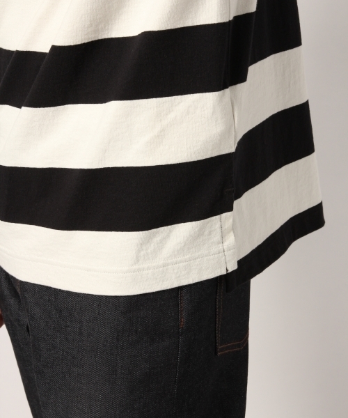 GLOBAL WORK（グローバルワーク）の「USAコットン7分袖TEE/778536（Tシャツ/カットソー・メンズ・ホワイト/ネイビー/グリーン/グレー系その他6/その他1・SMALL/MEDIUM/LARGE/X-LARGE）」の7枚目の写真