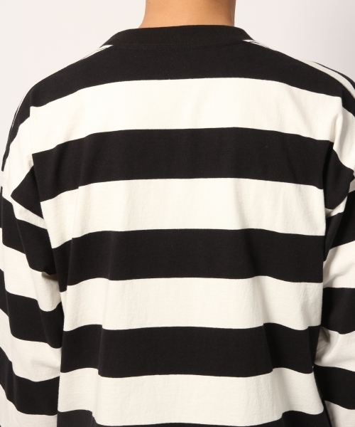 GLOBAL WORK（グローバルワーク）の「USAコットン7分袖TEE/778536（Tシャツ/カットソー・メンズ・ホワイト/ネイビー/グリーン/グレー系その他6/その他1・SMALL/MEDIUM/LARGE/X-LARGE）」の9枚目の写真