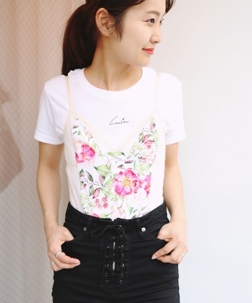 EDIT. FOR LULU（エディットフォールル）の「LULU TEE◆（Tシャツ/カットソー・レディース・ホワイト/ブラック・FREE）」の17枚目の写真