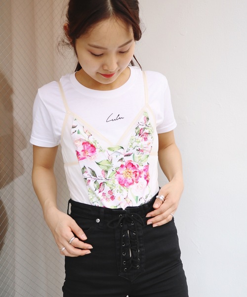 EDIT. FOR LULU（エディットフォールル）の「LULU TEE◆（Tシャツ/カットソー・レディース・ホワイト/ブラック・FREE）」の18枚目の写真