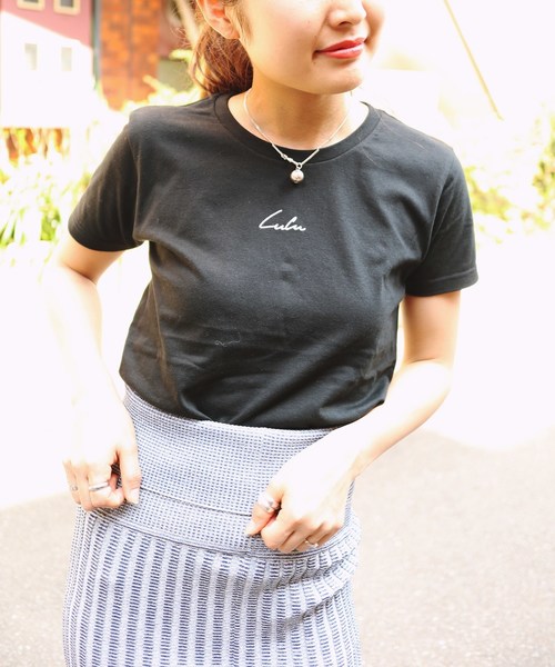 EDIT. FOR LULU（エディットフォールル）の「LULU TEE◆（Tシャツ/カットソー・レディース・ホワイト/ブラック・FREE）」の20枚目の写真