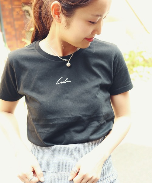 EDIT. FOR LULU（エディットフォールル）の「LULU TEE◆（Tシャツ/カットソー・レディース・ホワイト/ブラック・FREE）」の22枚目の写真