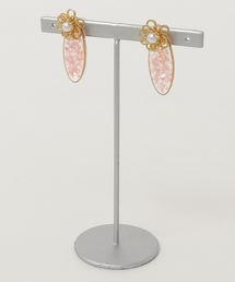 【mei couture】フラワーシェルピアス