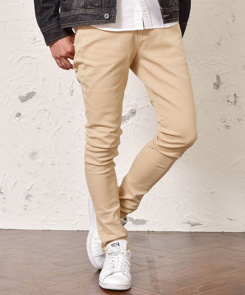 MinoriTY(マイノリティ)の「ストレッチツイルスーパースキニーパンツ(ロング)(その他パンツ・メンズ・ホワイト/ライトグレー/ベージュ/カーキ/ネイビー・S/M/L/XL)」の3枚目の写真