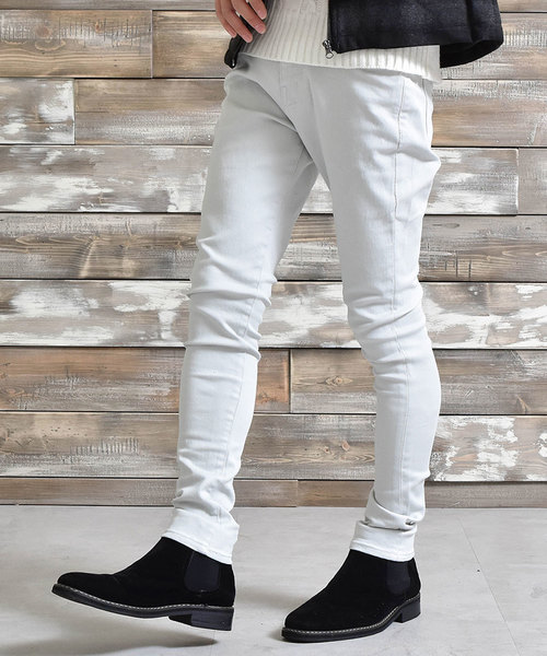 MinoriTY(マイノリティ)の「ストレッチツイルスーパースキニーパンツ(ロング)(その他パンツ・メンズ・ホワイト/ライトグレー/ベージュ/カーキ/ネイビー・S/M/L/XL)」の2枚目の写真